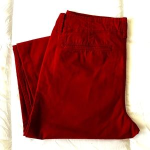 Red/Burgundy Chinos - Slim fit.